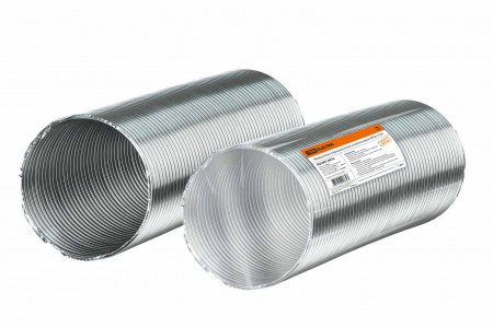 Воздуховод гофрированный алюминиевый O160 TDM