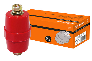 SQ0807-0051 Изолятор SM61 силовой Н61хD50хМ10мм с болтом TDM