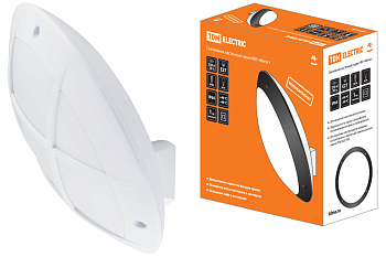 SQ0328-0307 Светильник НБУ 05-60-008 "Мегас 2" белый с решеткой IP64 TDM