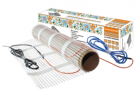 SQ2501-0032 Мат нагревательный МНН одножильный, 1,5 кв. м, 240 Вт, Народный - купить выгодно в Электромеханике