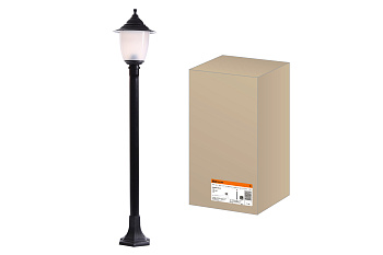 SQ0330-0519 Светильник Прага Эл-11-73-125 60 Вт Е27 напольный на стойке h-1.25 м черный TDM