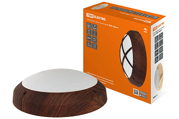 SQ0328-0314 Светильник ФБУ 05-2х20-013 "Бриз" венге IP64 TDM