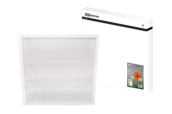 SQ0329-0230 Светодиодная панель ЛП 01Т 595х595 Призма 25 мм встр. 3200 лм 40 Вт 4000 К белая, без ЭПРА, TDM