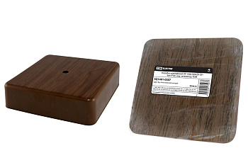 SQ1401-0307 Коробка распаячная КР 100х100х29 ОП бук IP40, инд. штрихкод TDM