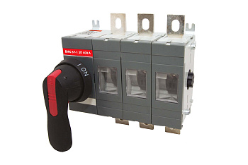 Рубильник ВНК-37-1 3П 400А с установленной фронтальной ручкой управления DM (SQ0744-0005)