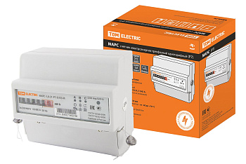 SQ1105-0017 Счетчик МАРС-1,0-31-Р7-5(100)-М (3ф, 1тар, DIN-рейка, прямое подкл, мех.ОУ) TDM