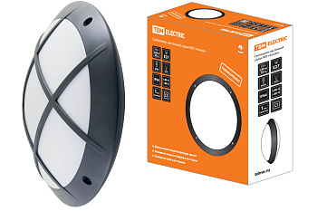 SQ0328-0304 Светильник НБУ 05-60-003 "Альтан 2" черный с решеткой IP64 TDM