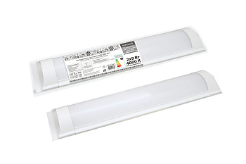 SQ0329-0147 Светодиодный светильник LED ДПО 3017 1800 лм 2х9 Вт, 4000К (термопак) Народный