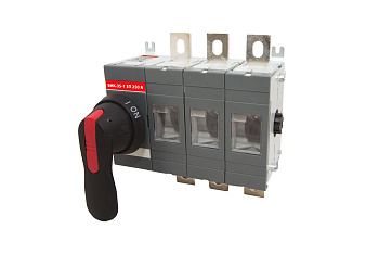 Рубильник ВНК-35-1 3П 250А с установленной фронтальной ручкой 1 управления TDM (SQ0744-0003)