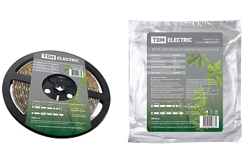 SQ0331-0171 Лента светодиодная SMD5050-60-54-12-144-GR 60LED/м, IP54, 12В, 14,4Вт, зеленый, (У) TDM