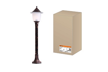 SQ0330-0518 Светильник Прага Эл-11-73-100М 60 Вт Е27 напольный на стойке h-1.0 м медь TDM