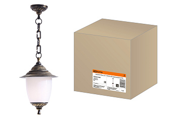 SQ0330-0508 Светильник Прага Эл-11-70Б 60 Вт Е27 подвесной бронза TDM