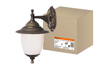 SQ0330-0505 Светильник Прага Эл-11-71-1Б 60 Вт Е27 настенный вниз бронза TDM