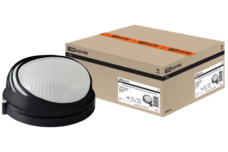 SQ0303-0052 Светильник НПБ1307 черный/круг ресничка 60Вт IP54 TDM - купить выгодно в Электромеханике