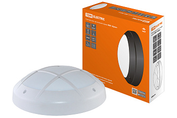 SQ0328-0311 Светильник ФБУ 05-2х20-014 "Бриз 2" белый с решеткой IP64 TDM