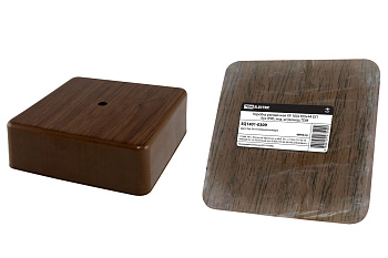 SQ1401-0309 Коробка распаячная КР 100х100х44 ОП бук IP40, инд. штрихкод TDM