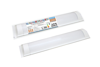 SQ0329-0148 Светодиодный светильник LED ДПО 3017 1800 лм 2х9 Вт, 6500К (термопак) Народный