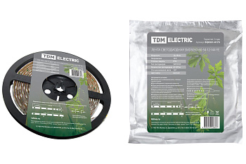 SQ0331-0173 Лента светодиодная SMD5050-60-54-12-144-YE 60LED/м, IP54, 12В, 14,4Вт, желтый, (У) TDM