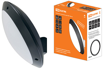 SQ0328-0306 Светильник НБУ 05-60-006 "Мегас" черный IP64 TDM