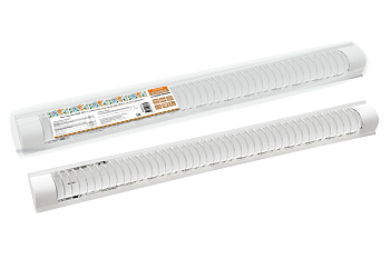 SQ0327-0410 Светильник СПО 3017 (с решеткой), под лампу LED Т8/G13 1х120 Народный