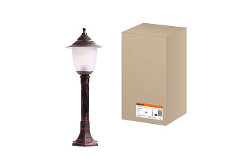 SQ0330-0515 Светильник Прага Эл-11-73-075М 60 Вт Е27 напольный на стойке h-0.75 м медь TDM