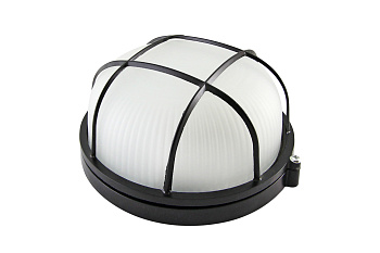 SQ0303-0033 Светильник НПБ1302 черный/круг с реш. 60Вт IP54 TDM