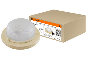 SQ0303-0430 Светильник НПБ1301 сосна круг 60Вт IP54 TDM