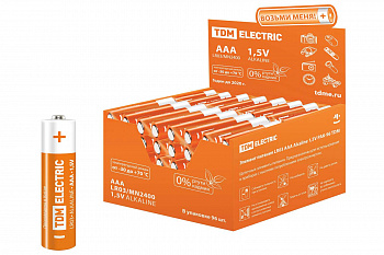 SQ1702-0010 SQ1702-0010 Элемент питания LR03 AAA Alkaline 1,5V PAK-96 TDM