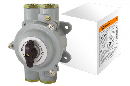 SQ0723-0076 Пакетный переключатель ПП 2-63/Н2 2П 63А 220В, силуминовый корпус, IP56 TDM - купить выгодно в Электромеханике