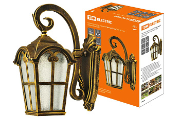 SQ0330-0093 Светильник садово-парковый "Братья Гримм" 100 Вт, вниз, шагрень/бронза, Е27, TDM