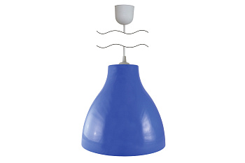 SQ0313-0016 Светильник НСБ 21-60-042 УХЛ4 "Melodi" синий, шнур белый TDM