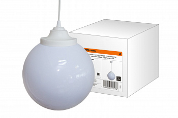 SQ0313-0005 Светильник НСБ 02-60-251 УХЛ4 60 Вт, IP40, шар опал 250 мм, шнур белый TDM
