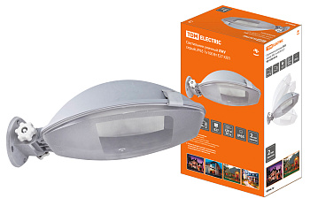 SQ0328-0014 Светильник уличный ЛНУ серый, IP65, 1х100 Вт, Е27 TDM