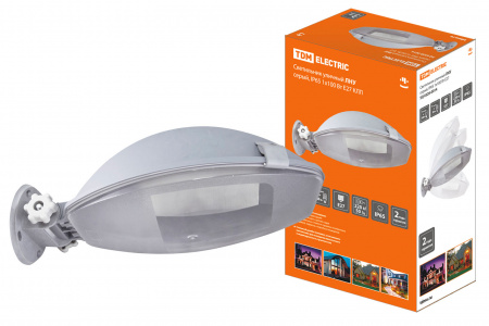 SQ0328-0014 Светильник уличный ЛНУ серый, IP65, 1х100 Вт, Е27 TDM - купить выгодно в Электромеханике