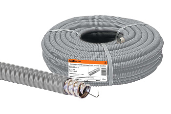 Металлорукав в ПВХ-изоляции РЗ-Ц-П 12 серый (25м) TDM