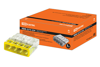 SQ0517-0113 Строительно-монтажная клемма КБМ-2273-234 (2,5мм2) с пастой TDM