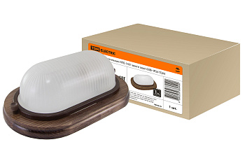 SQ0303-0435 Светильник НПБ1401 венге овал 60Вт IP54 TDM