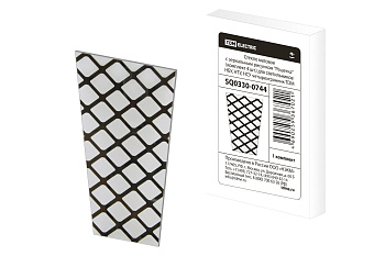 SQ0330-0744 Стекло матовое "Решетка" (комплект 4 шт.) для светильников НБУ, НТУ, НСУ четырехгранник TDM