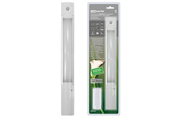 SQ0329-3603 Светильник LED400х37 линейный, 2,5 Вт, акк.Li-Pol 900 mAh, датчик движ. и освещ, USB, TDM
