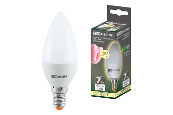 SQ0340-0172 Лампа светодиодная FС37-7 Вт-230 В -3000 К–E14 TDM