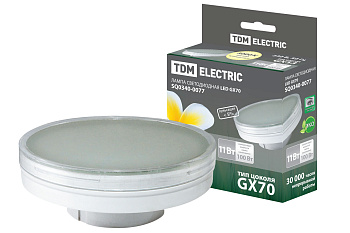SQ0340-0077 Лампа светодиодная GX70-11 Вт-3000 К TDM