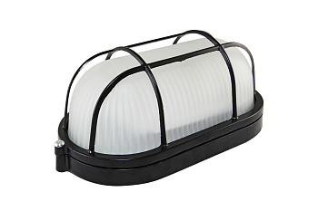 SQ0303-0037 Светильник НПБ1402 черный/овал с реш. 60Вт IP54 TDM