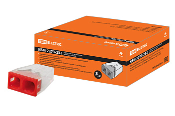 SQ0517-0111 Строительно-монтажная клемма КБМ-2273-232 (2,5мм2) с пастой TDM