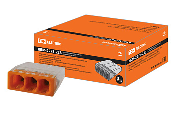 SQ0517-0112 Строительно-монтажная клемма КБМ-2273-233 (2,5мм2) с пастой TDM