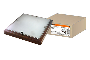 SQ0303-0408 Светильник НПБ 02-3х40-121 УХЛ4 "Киото-2" венге 3х40 Вт IP20 (435х435х75) TDM