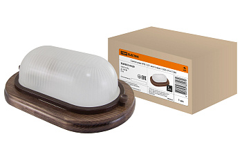 SQ0303-0429 Светильник НПБ1201 венге овал 100Вт IP54 TDM