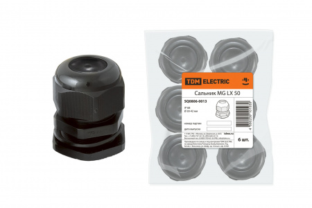SQ0806-0013 Сальник MG LX 50 диаметр проводника 30-42мм IP68 TDM - купить выгодно в Электромеханике