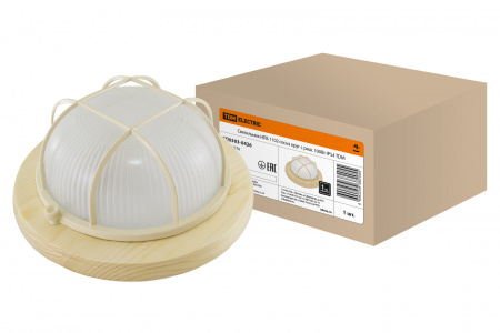 SQ0303-0426 Светильник НПБ1102 сосна круг с реш. 100Вт IP54 TDM - купить выгодно в Электромеханике