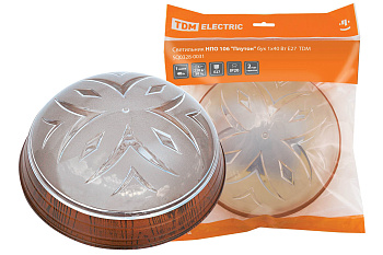 SQ0328-0031 Светильник НПО 106 "Плутон" бук 1х40 Вт Е27 TDM