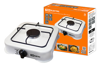 SQ2515-0001 Плитка газовая одноконфорочная, ГП-1, белая, TDM